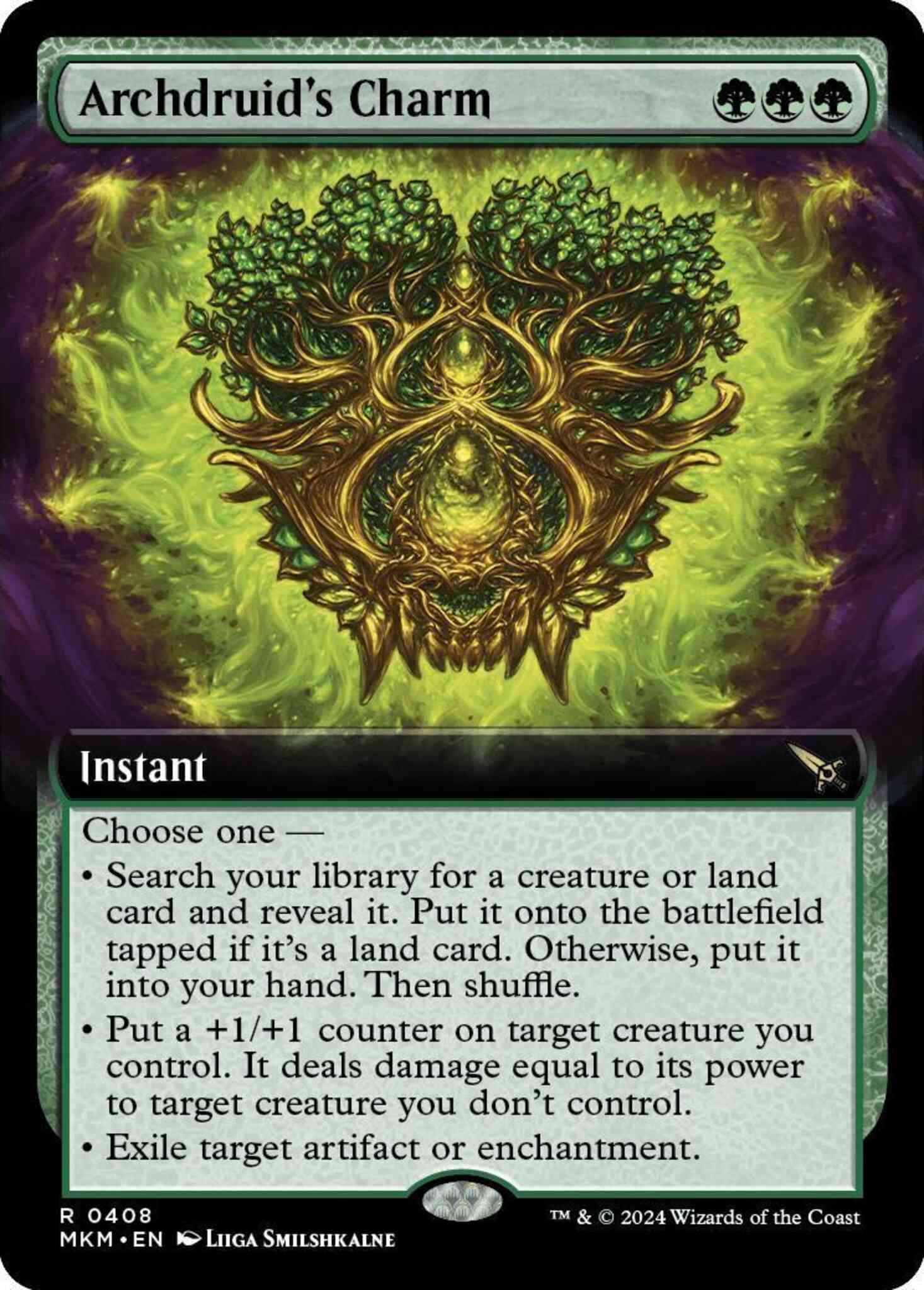 Archdruid's Charm [408] [Extended Art] [Murders at Karlov Manor] [Non-Foil]