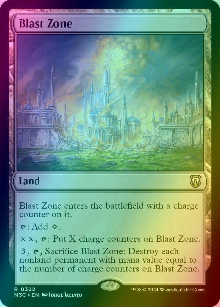 Blast Zone [322] [Modern Horizons 3: Commander] [Ripple Foil]