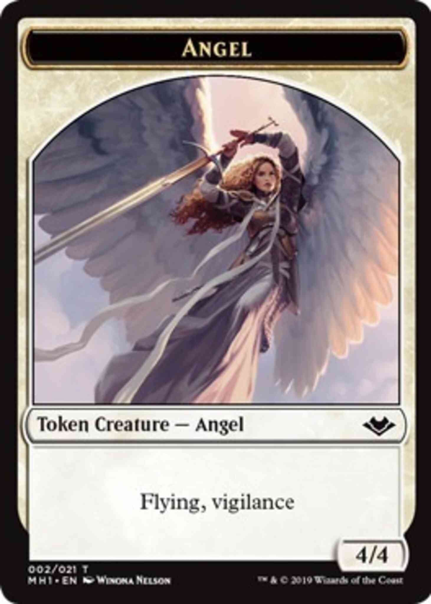 Angel Token (02) // Zombie Token (07) [Modern Horizons Tokens] [Non-Foil]