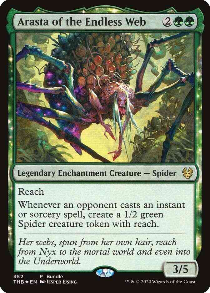 Arasta of the Endless Web [352] [Bundle Promo] [Theros Beyond Death] [Foil]