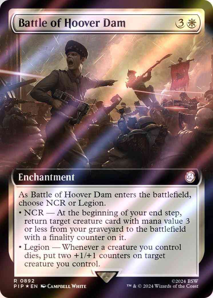 Battle of Hoover Dam [892] [Extended Art] [Fallout] [Surge Foil]