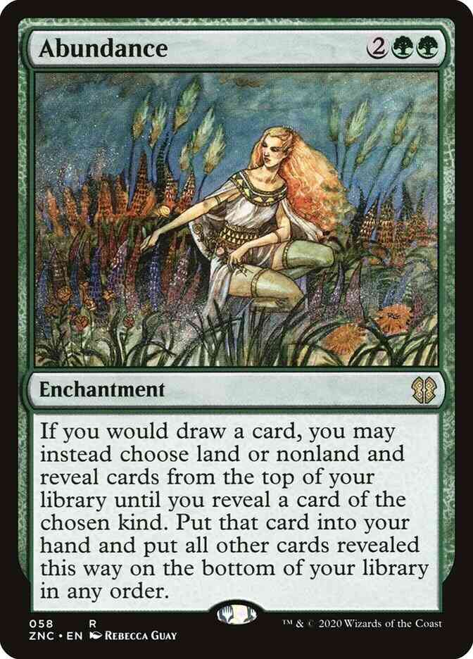 Abundance [58] [Zendikar Rising Commander] [Non-Foil]