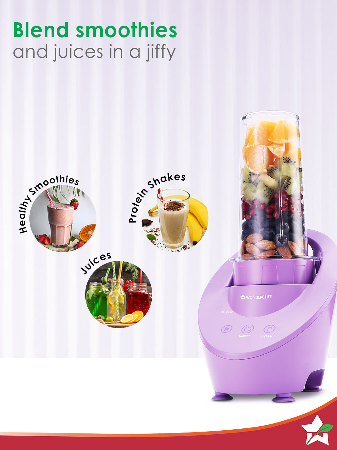 Wonderchef Renewed Magneto Blender | Smoothie