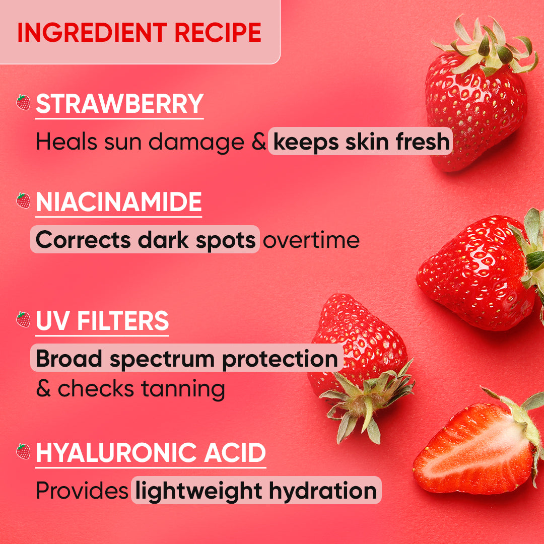 Strawberry Dew Tinted Sunscreen SPF 50+ PA++++