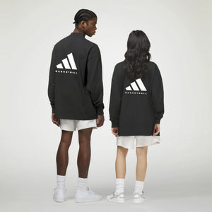 Adidas Originals | BASKETBALL LONG SLEEVE TEE  { BLACK
