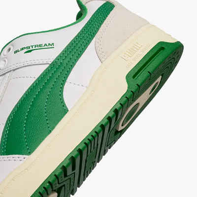 Puma | SLIPSTREAM LOW RETRO  { WHITE / GREEN