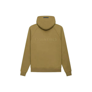 FEAR OF GOD ESSENTIALS PULLOVER HOODIE AMBER