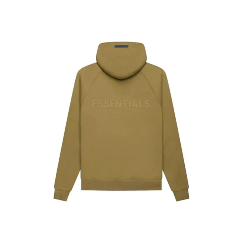 FEAR OF GOD ESSENTIALS PULLOVER HOODIE AMBER