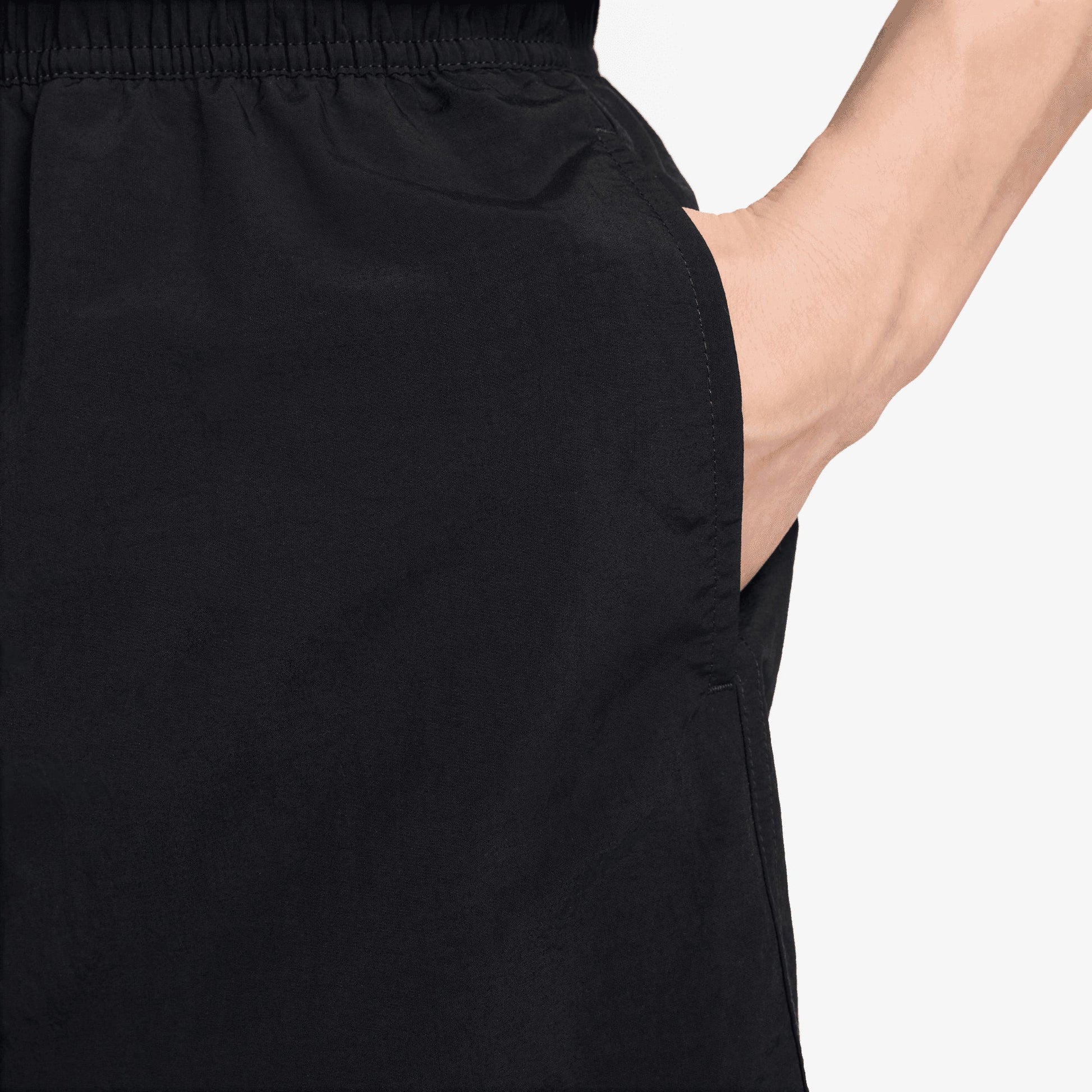 Nike | CLUB FLEECE FLOW SHORTS { BLACK/WHITE