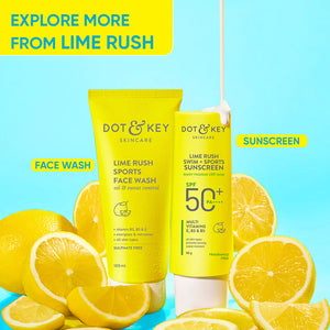 Lime Rush Sports Facewash