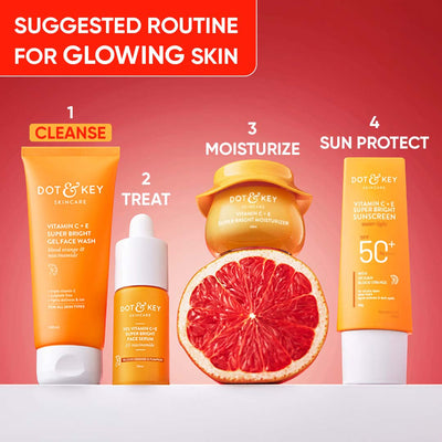 Vitamin C + E Gel Face Wash for Glowing Skin