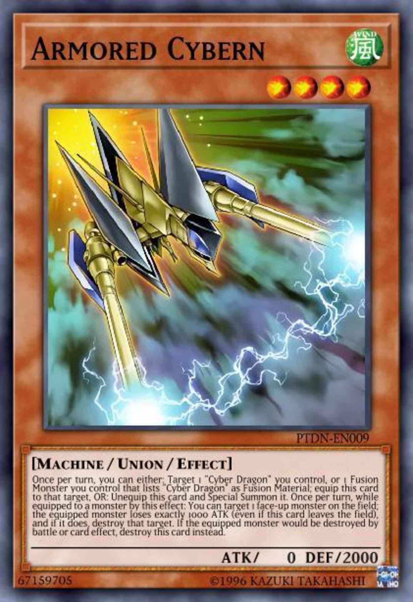 Armored Cybern - SDCR-EN011 - Common - 1st Edition