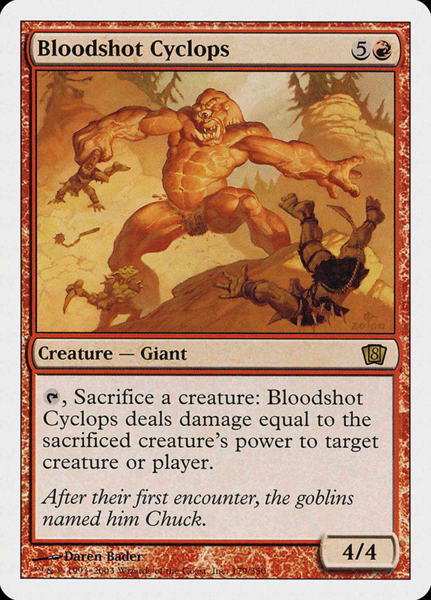 Bloodshot Cyclops [179] [Eighth Edition] [Non-Foil]