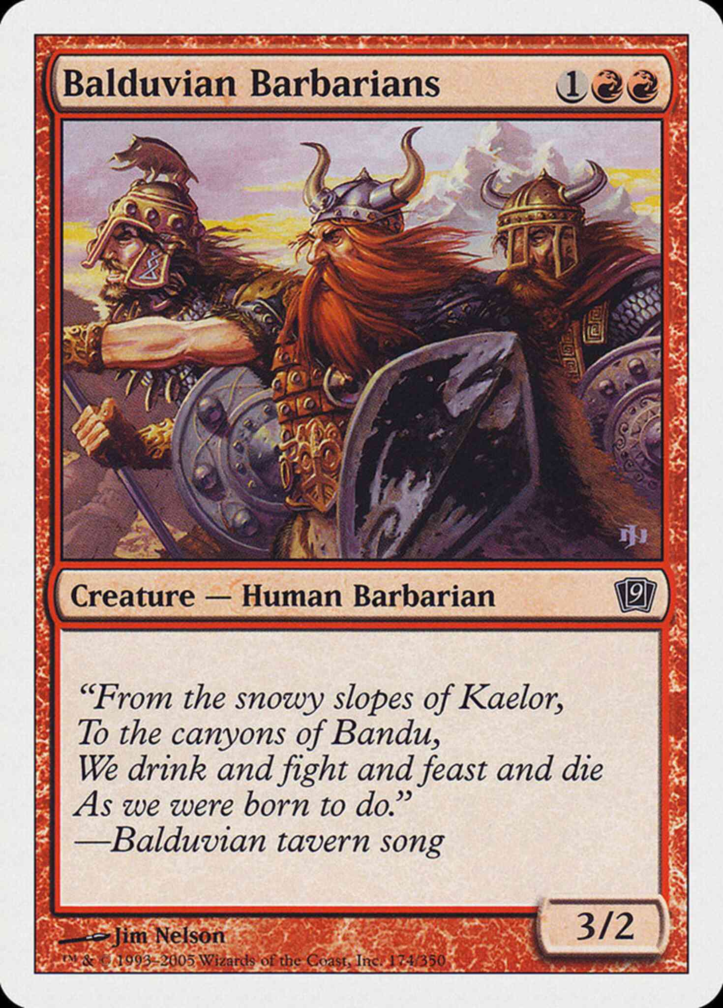 Balduvian Barbarians [174] [Ninth Edition] [Non-Foil]