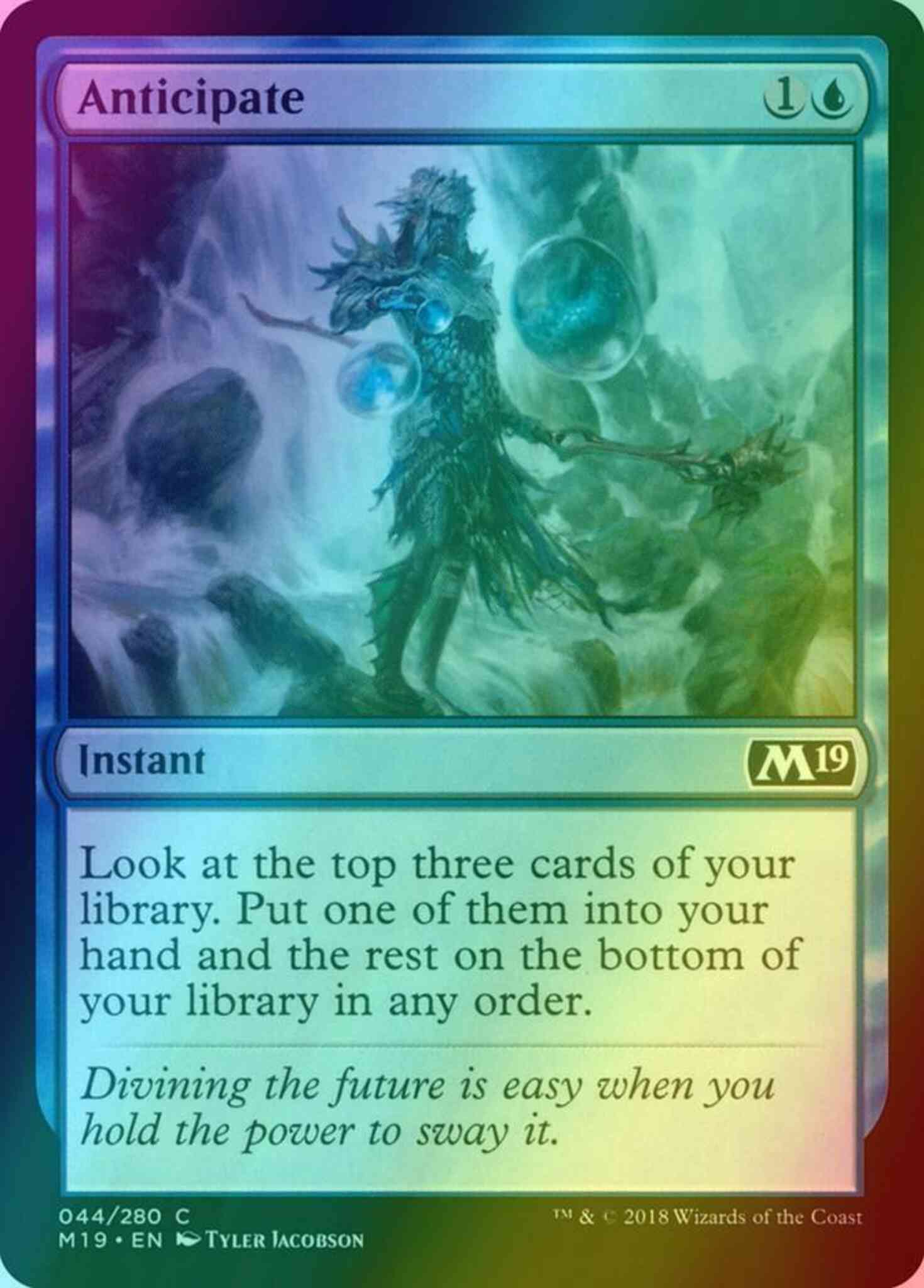 Anticipate [44] [Core Set 2019] [Foil]