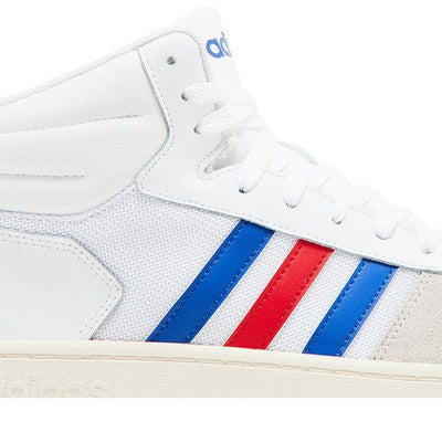 adidas Hoops 2.0 Mid White Royal Scarlet