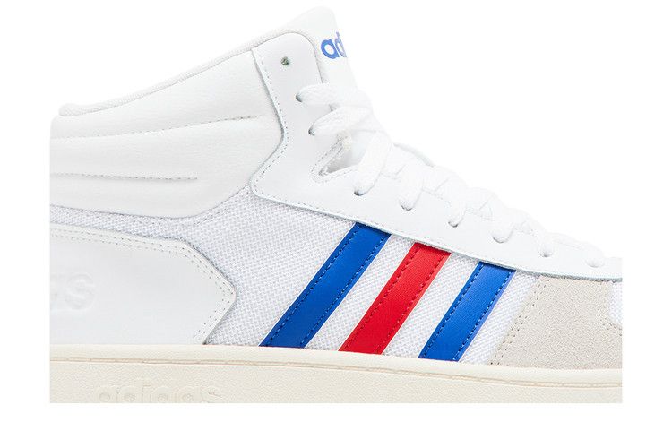 adidas Hoops 2.0 Mid White Royal Scarlet