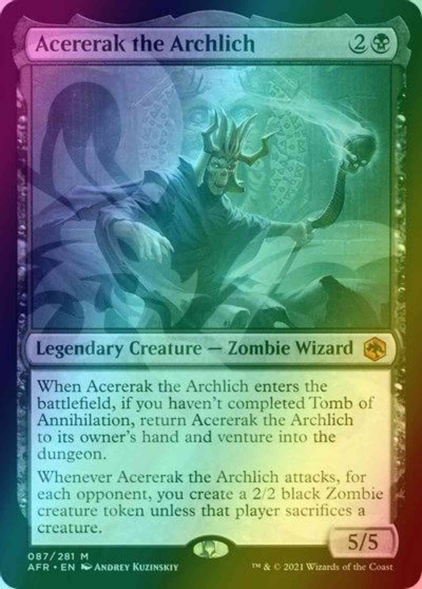 Acererak the Archlich [87x] [Ampersand] [Adventures in the Forgotten Realms Promos] [Foil]
