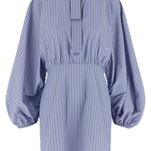 Zimmermann Drawstring Stripe Mini Dress