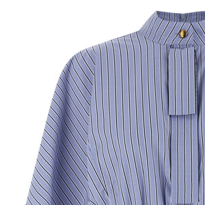 Zimmermann Drawstring Stripe Mini Dress