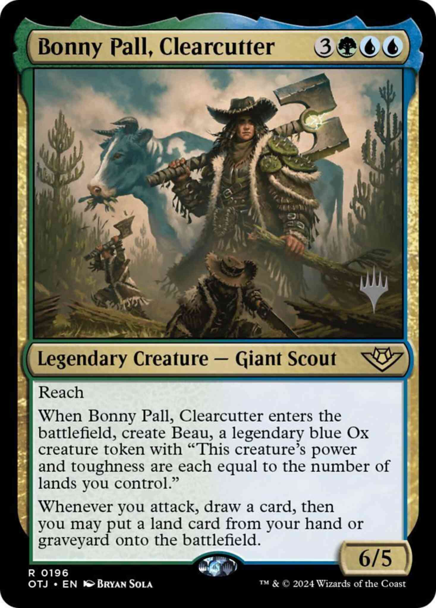 Bonny Pall, Clearcutter [196p] [Promo Pack] [Outlaws of Thunder Junction: Promos] [Non-Foil]