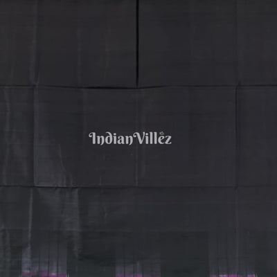 Purple White Pasapali Sambalpuri Silk Saree