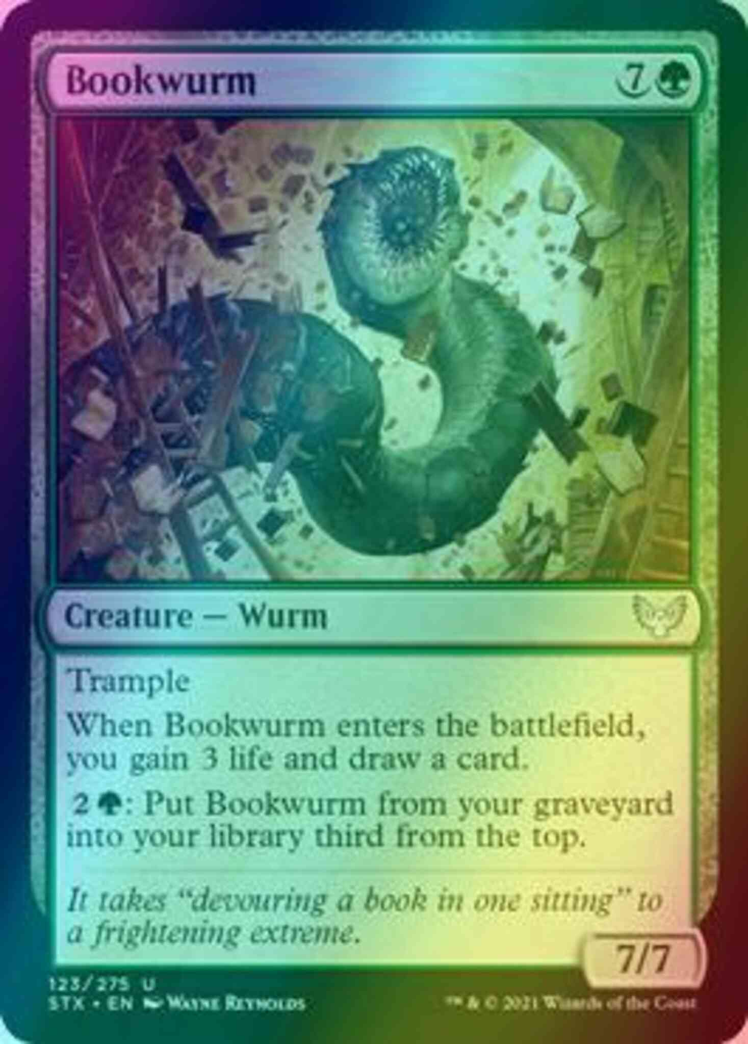 Bookwurm [123] [Strixhaven: School of Mages] [Foil]