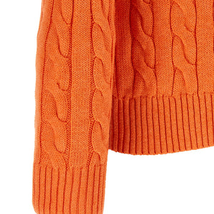 Polo Ralph Lauren Cotton Braided Sweater