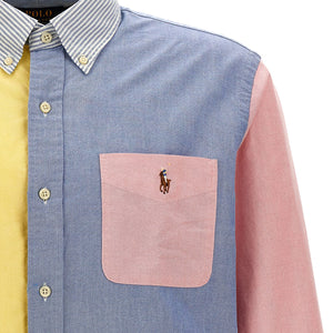 Polo Ralph Lauren Patchwork Shirt With Logo Embroidery