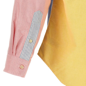Polo Ralph Lauren Patchwork Shirt With Logo Embroidery