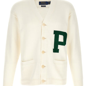 Polo Ralph Lauren Letter Intarsia Cardigan