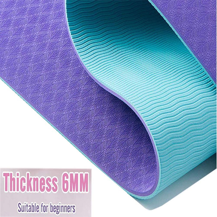 Premium Dual Colour Yoga Fitness Mat