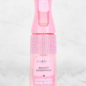 Rhinestone Clear Continuous Spray Bottle