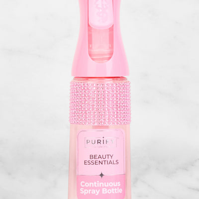 Rhinestone Clear Continuous Spray Bottle