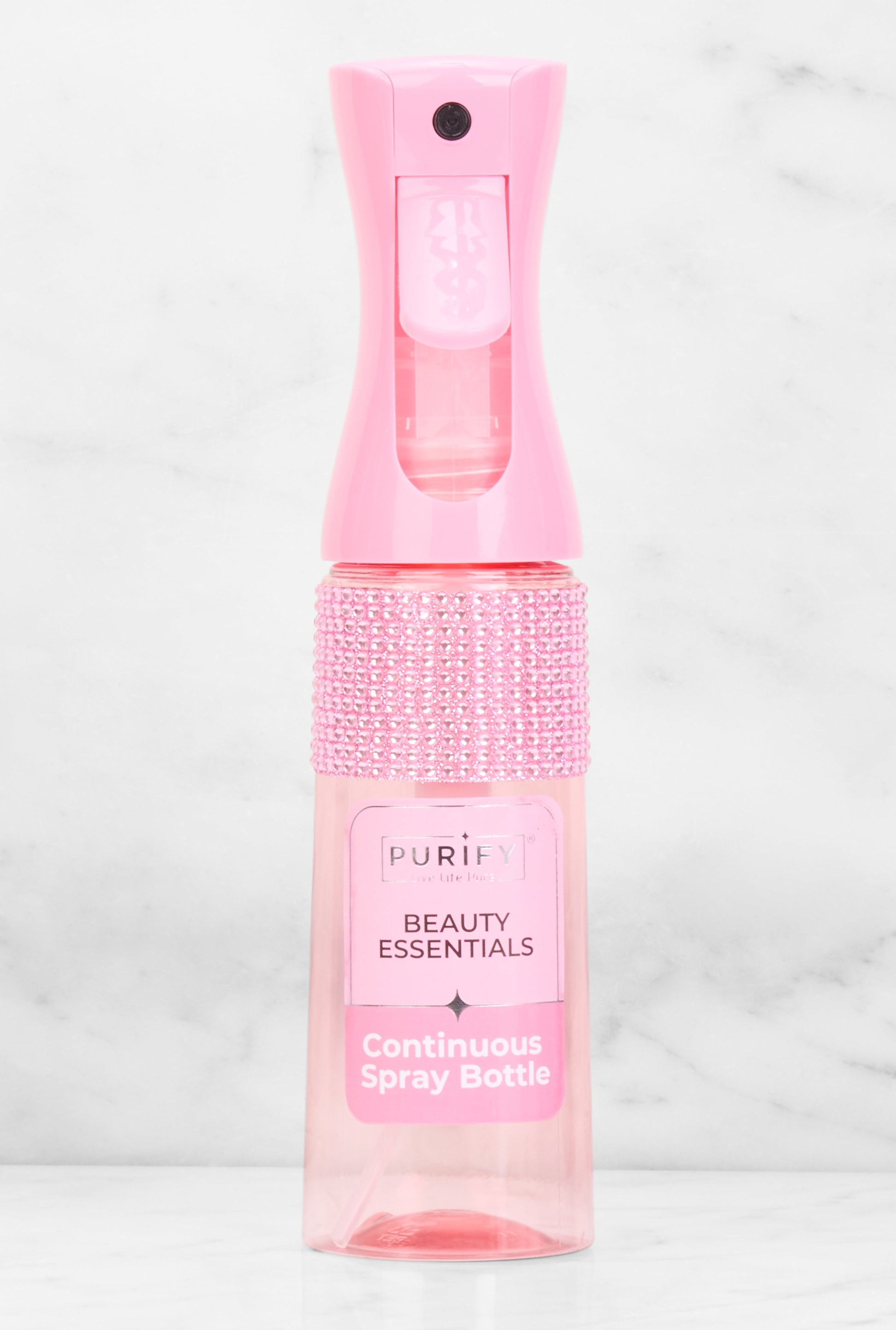 Rhinestone Clear Continuous Spray Bottle