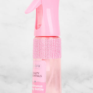 Rhinestone Clear Continuous Spray Bottle