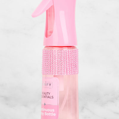 Rhinestone Clear Continuous Spray Bottle