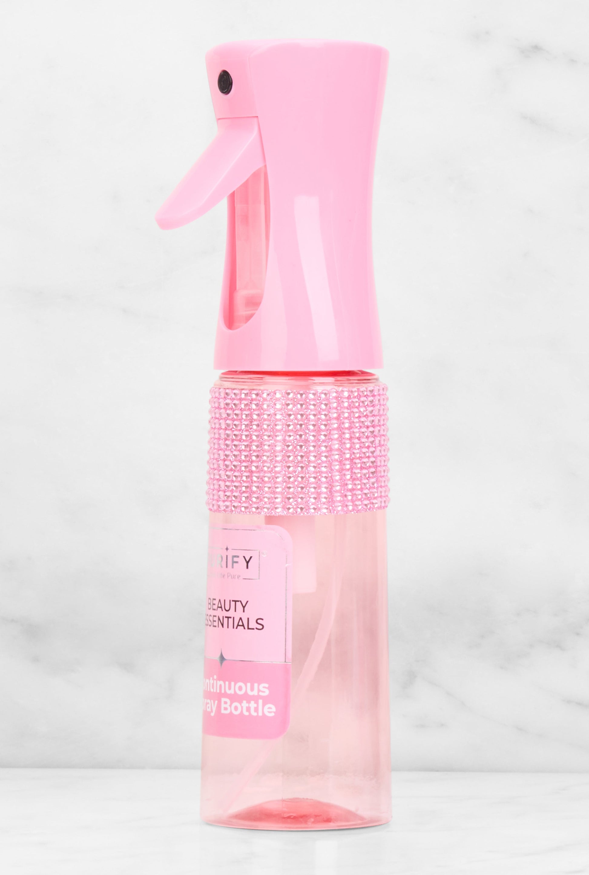 Rhinestone Clear Continuous Spray Bottle