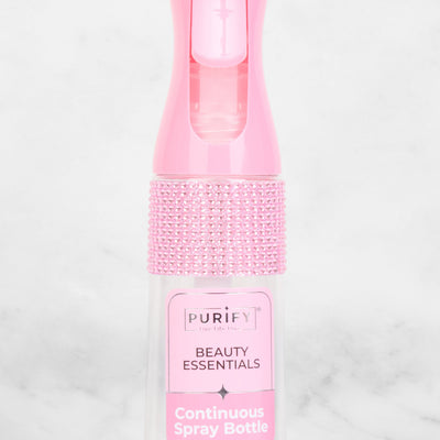 Rhinestone Transparent Continuous Spray Bottle