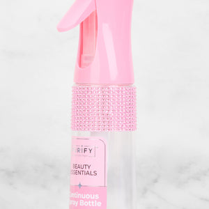Rhinestone Transparent Continuous Spray Bottle