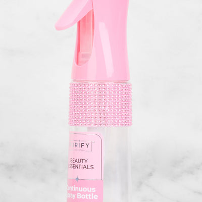 Rhinestone Transparent Continuous Spray Bottle