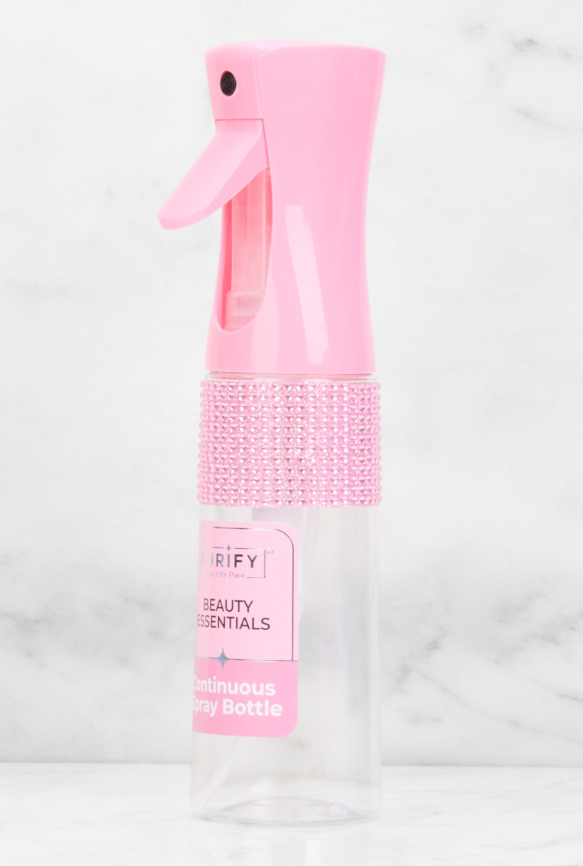 Rhinestone Transparent Continuous Spray Bottle