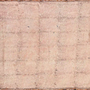 Pink Woven Kalamkari Cotton Saree With Printed Floral Motifs