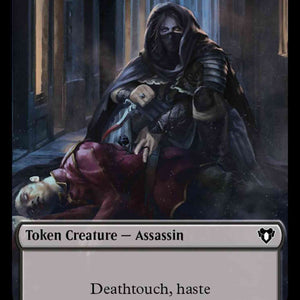 Assassin Token (14) // Treasure Token (48) [Commander Masters: Tokens] [Non-Foil]