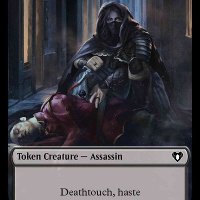 Assassin Token (14) // Treasure Token (48) [Commander Masters: Tokens] [Non-Foil]