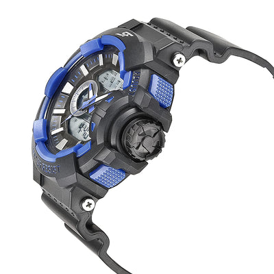 SF Hustler Black & blue Analog-Digital