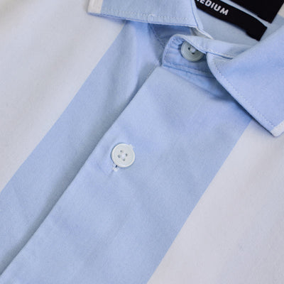 Light Blue Stripes Slim Fit Shirt