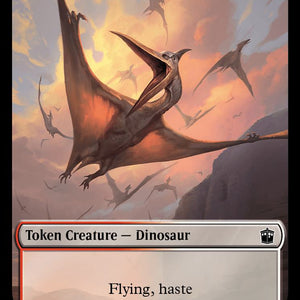 Alien Token (02) // Dinosaur Token (20) [Universes Beyond: Doctor Who: Tokens] [Non-Foil]