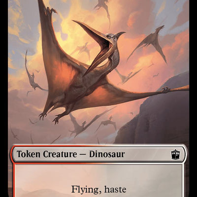 Alien Token (02) // Dinosaur Token (20) [Universes Beyond: Doctor Who: Tokens] [Non-Foil]