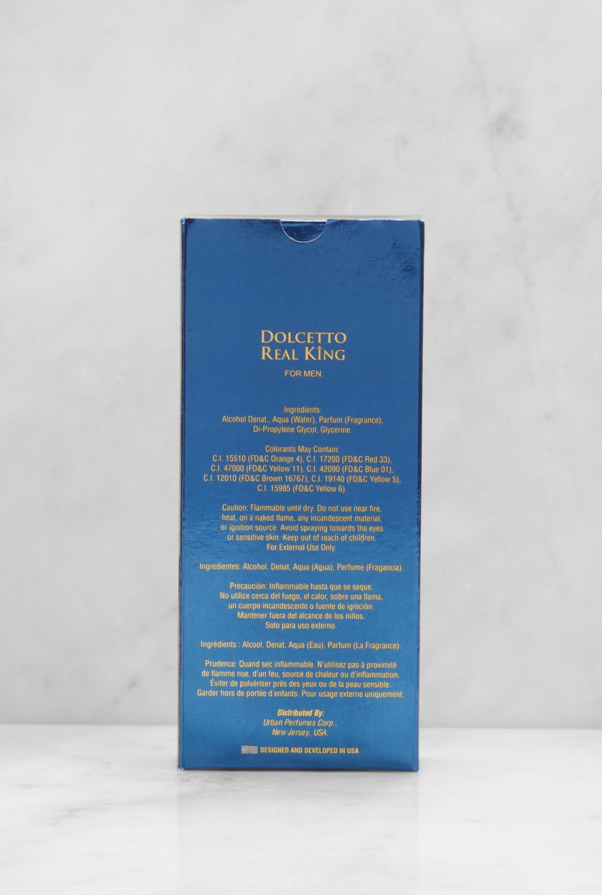 Mens Dolcetto Real King Cologne